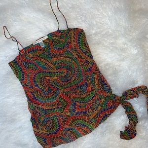 Diane von furstenberg silk cami tank top